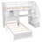 L-Shape Bunk Bed With Desk and Storage System-1701423165