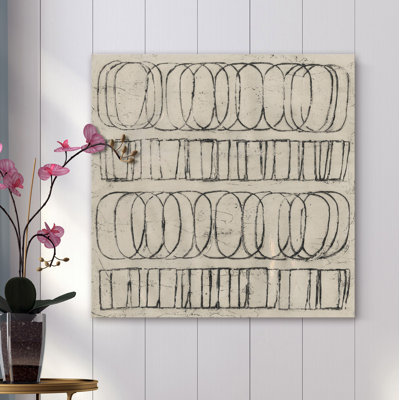 "Ovals & Rectangles" Print on Wrapped Canvas