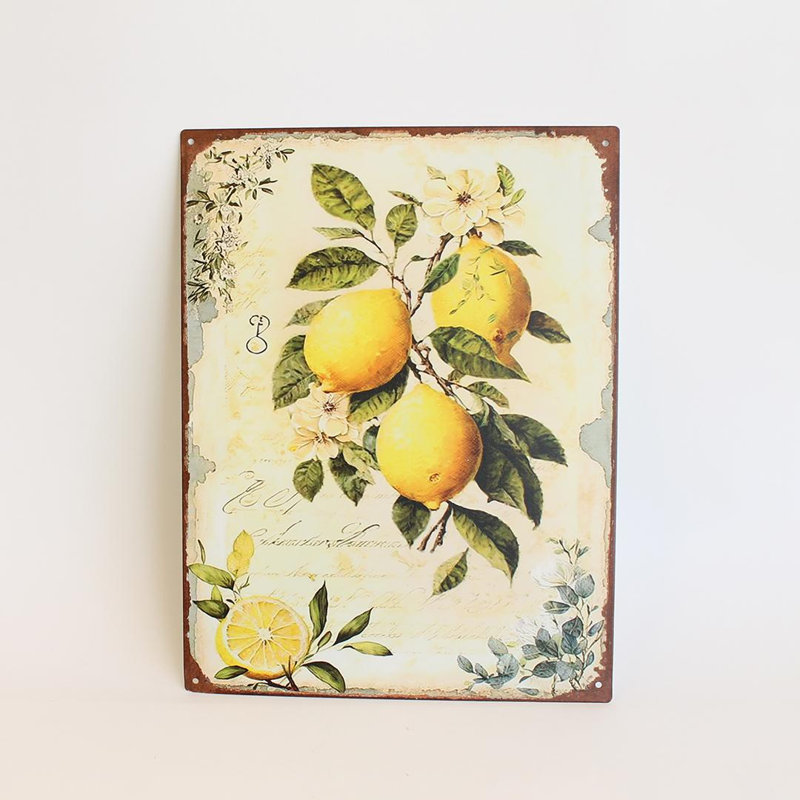 Lemons On The Branch Wall Decor