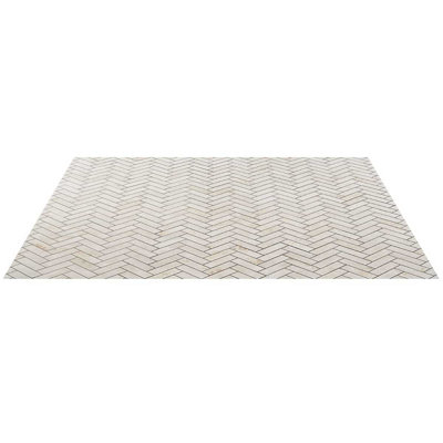 Portrait Herringbone Matte Porcelain Mosaic