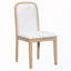 Ensemble de table de salle à manger extensible avec 4 chaises rembourrées-1007587372