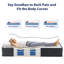 Matelas et sommier en mousse viscoélastique gélifiée Alwyn Home Samia-2139654354