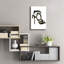 Art mural en verre Glitz and Glam V 'par Mercedes Lopez-2111349049