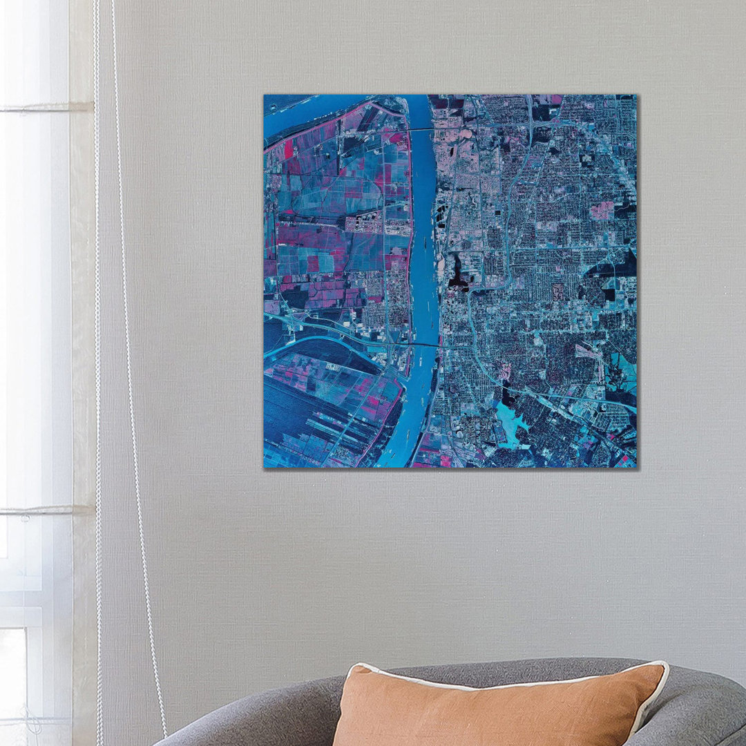 Baton Rouge, Louisiana by Stocktrek Images - Wrapped Canvas Print