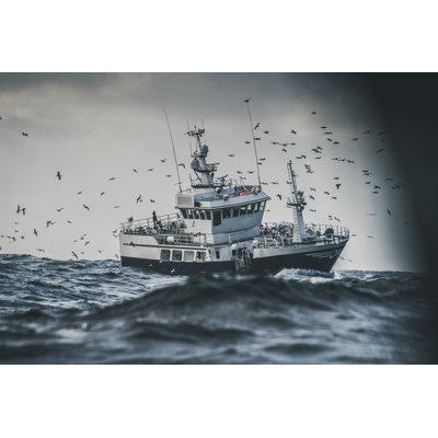 Fishing Boat by Piola666 - No Frame Art Prints on Canvas