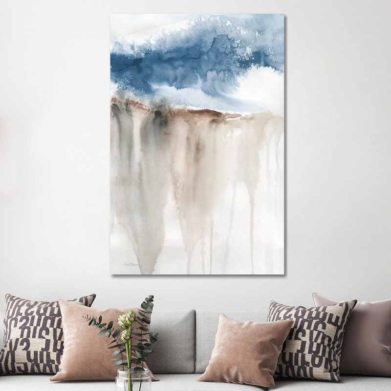 « Windy Cliff II » par Carol Robinson, reproduction d’art, Toile tendue, Pas de tapis, H 60 po x l 40po x P 1,5 po