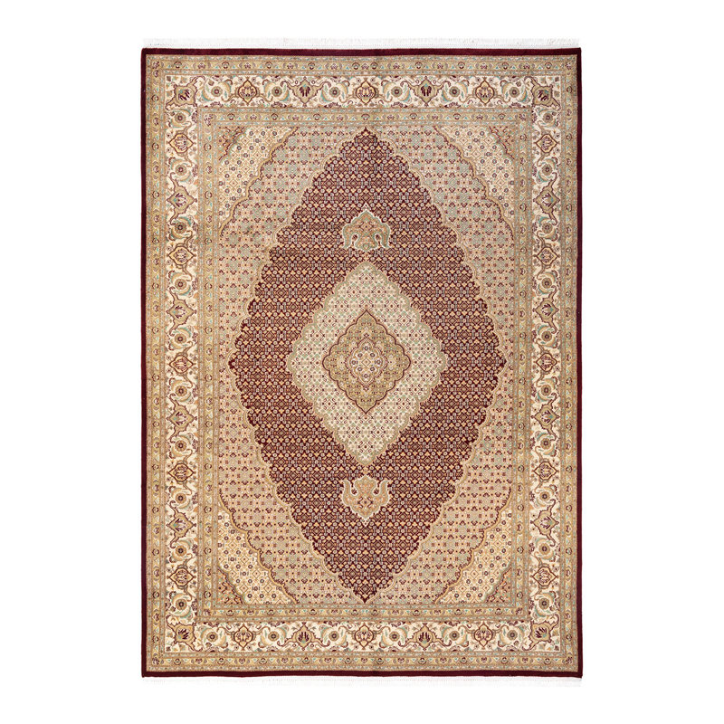 Classic One-of-a-Kind 6' 8" X 9' 7" Hand Knotted Area Rug