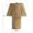 Lampe de table en jute et coton Corrine-1134512268