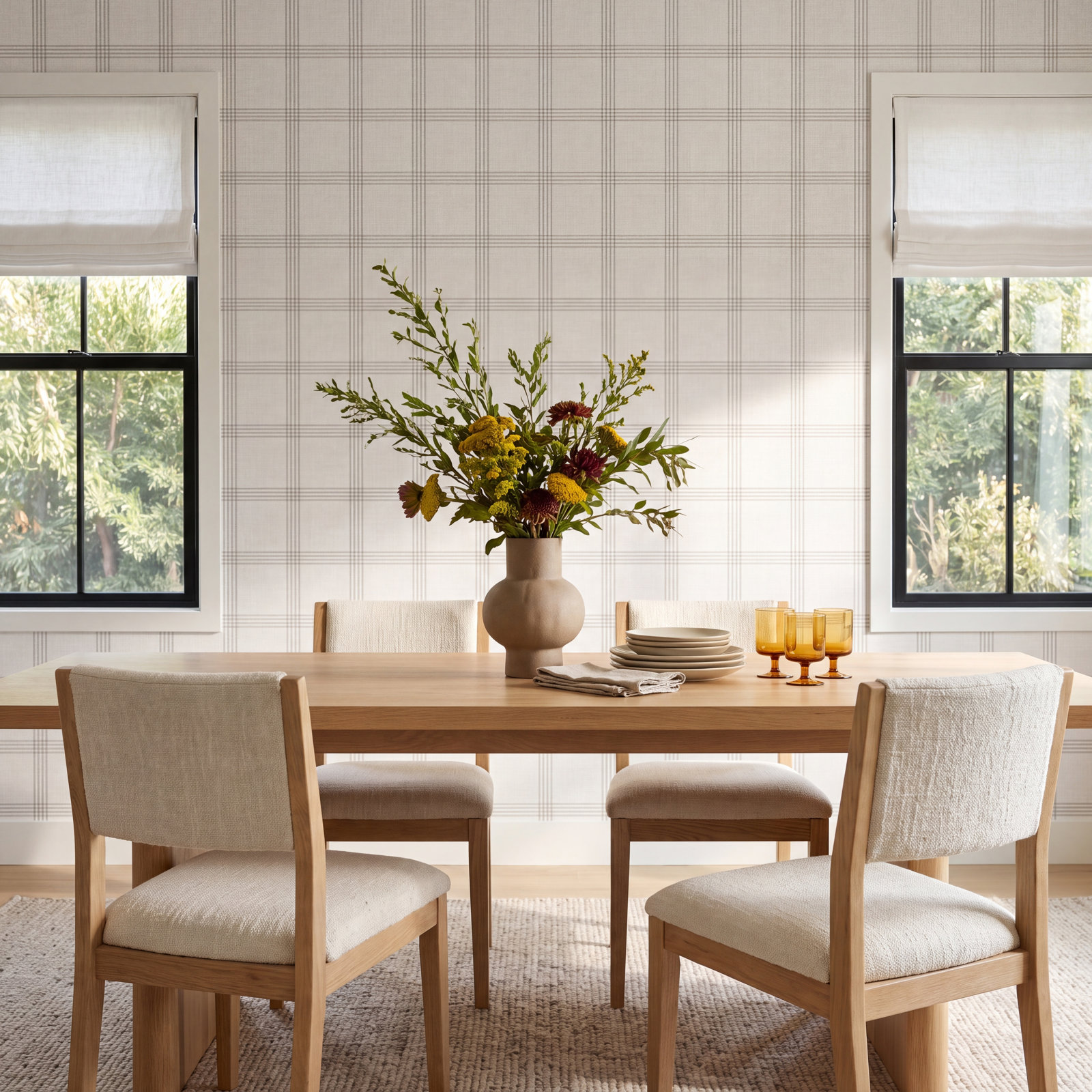 Reavis Wallpaper Roll, Light Dove