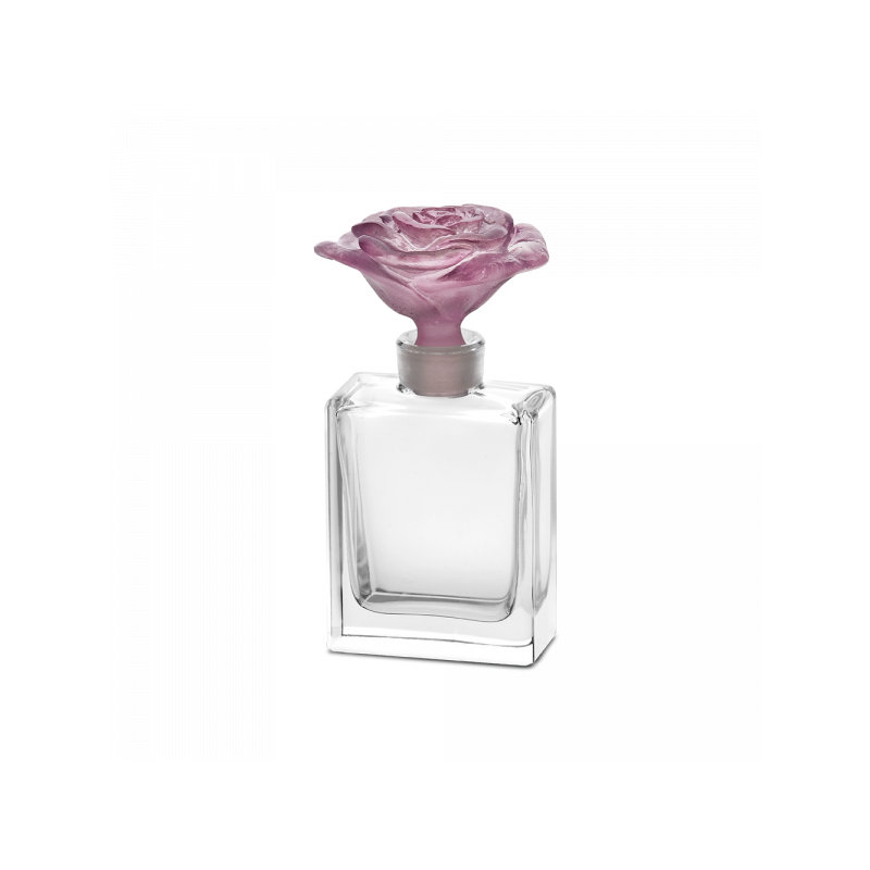 Rose Passion Handmade Crystal Decorative Bottles, Pink