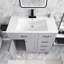Meuble-lavabo simple 36 po avec plateau-371552363
