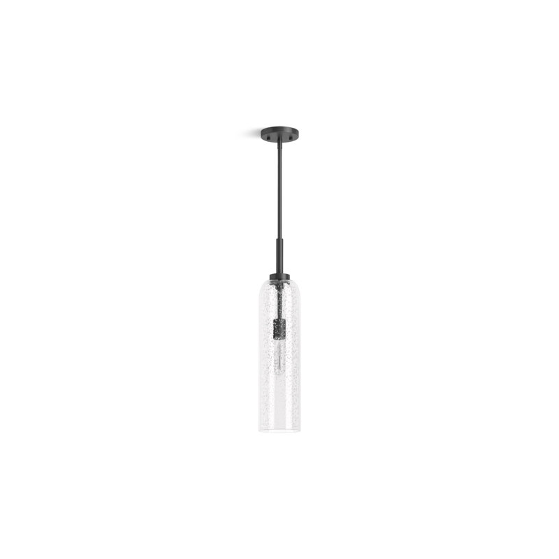 Simplice 5 In. Bottle Pendant, Matte Black