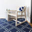 Tapis intérieur / extérieur bleu marine Mendocino-1149006814