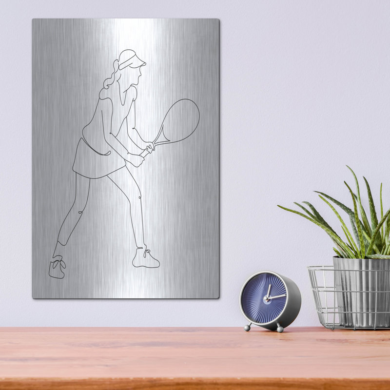 «Tennis Player» par Sabrina Balbuena, H 16 po x l 12 po