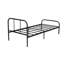 Stevenage Modern Metal Platform Bed Frame with Curved Headboard-611556933-591656525