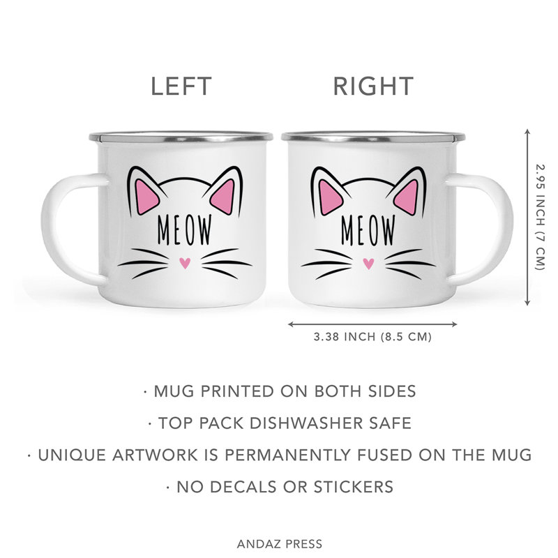 Tasse à café «Funny Cat Lover Campfire», Miaulement