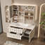 Armoire de salle de bain légère de luxe de style crème-2019750707