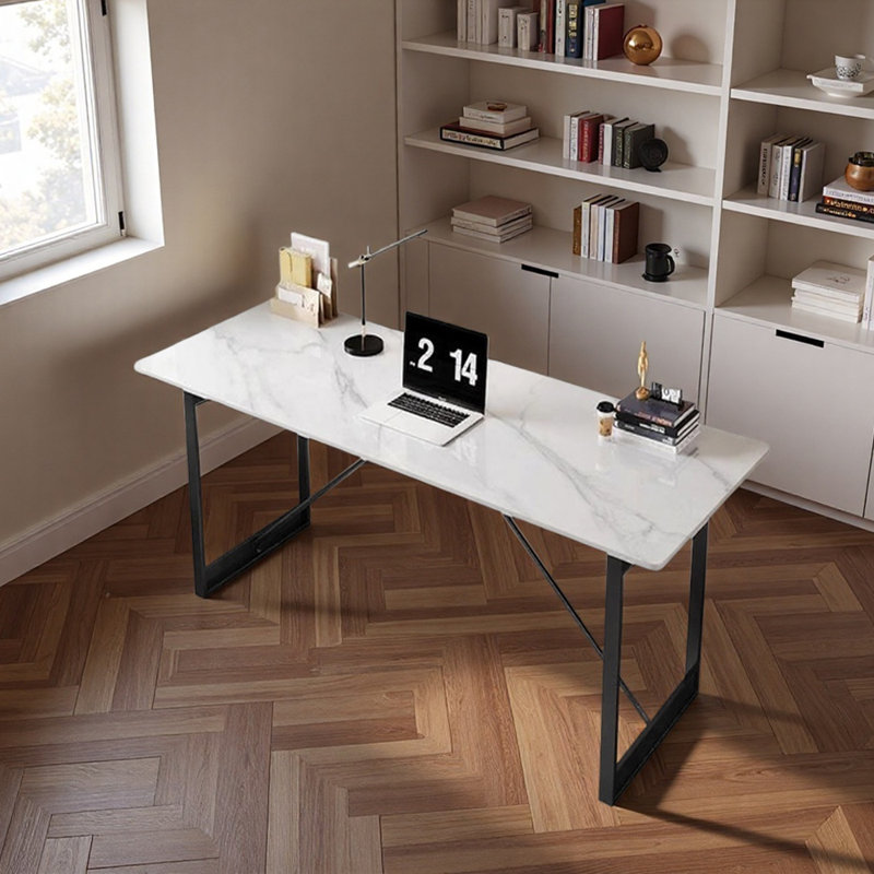 Bureau d'écriture Modern Light, H 29,52 po x l 55,11 po x P 27,55 po, Noir