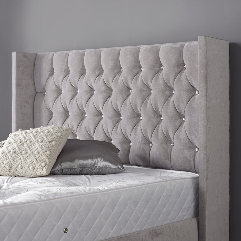 Stellan Upholstered UK Small Double - DE 120 X 190 Cm Bed, Double (4'6)