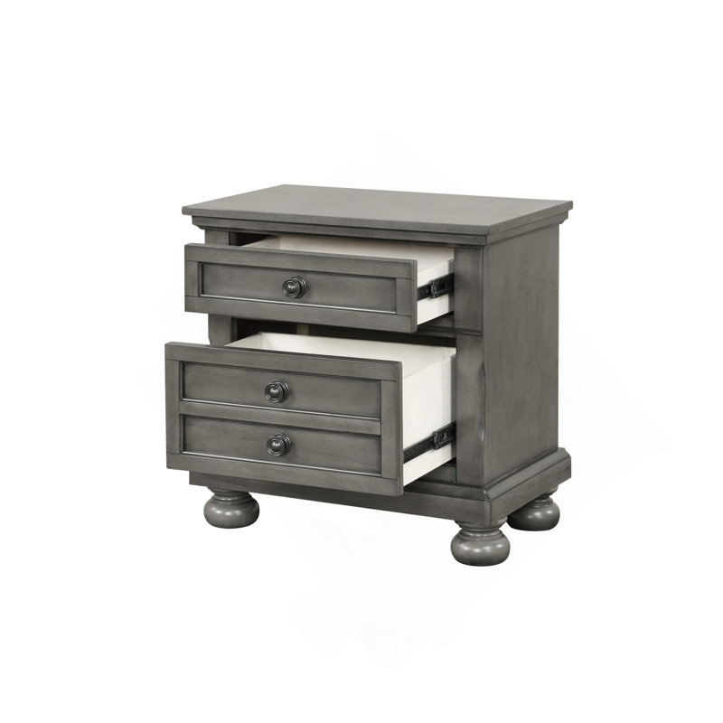 Table de chevet Meade G8905-N, gris, Gris