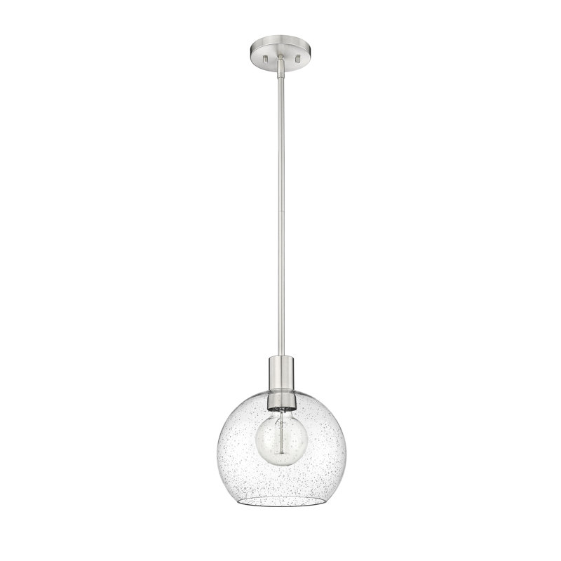 Luminaire suspendu 1 lumière Margo, Nickel brossé