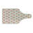 Ambesonne Mushroom Tempered Glass Cutting Board Doodle Style Mushrooms Eggshell and Multicolor