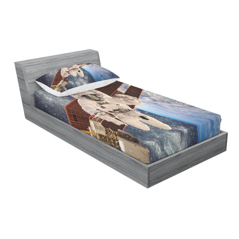 Microfiber Sheet Set, Twin Sheet Set with Fitted Sheet