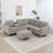 7 - Piece Upholstered Sectional-2079223427