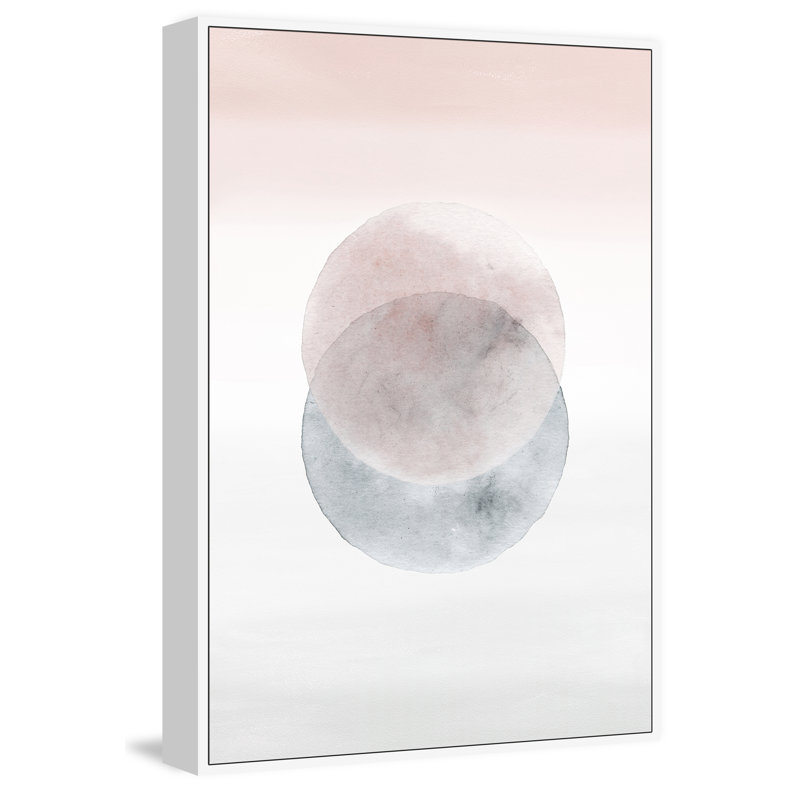 « waning moons »-impression sur toile, H 18 po x l 12 po x P 1,5 po, Cadre flottant