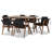 6 - Person Four Leg Dining Set-728763411