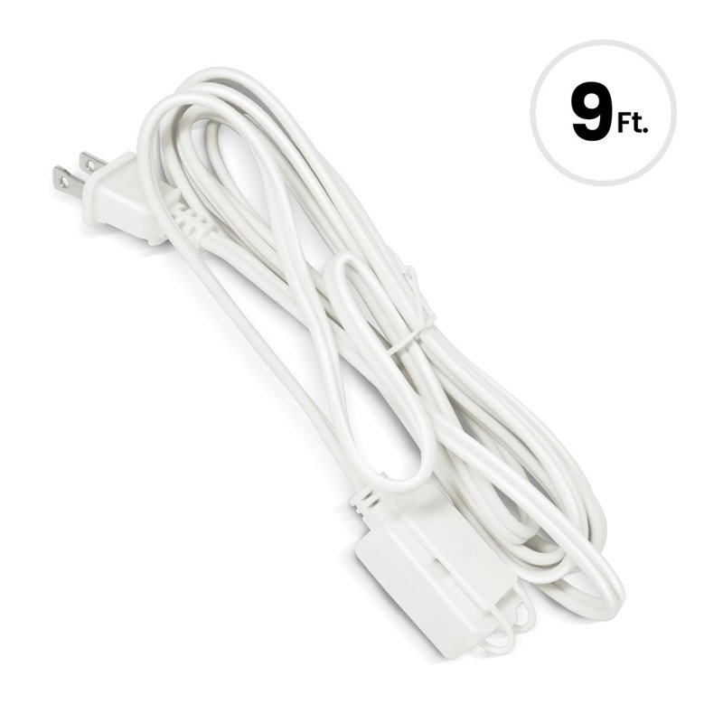 Household Extension Cord, White