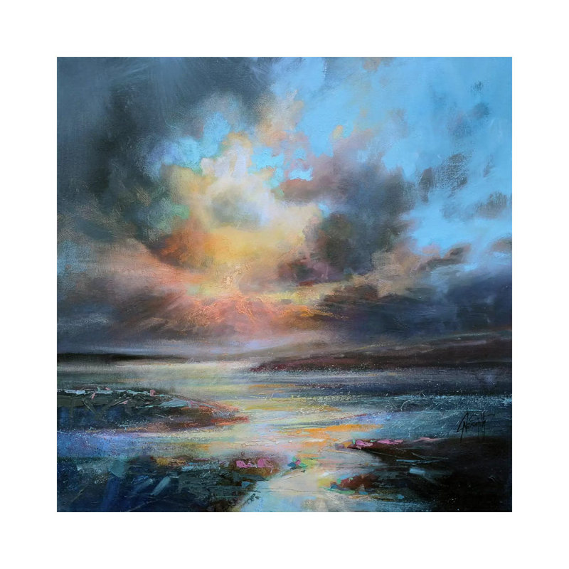 Opening by Scott Naismith - Wrapped Canvas Painting, 30.48 cm H x 30.48 cm W