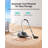 Canister Vacuum, Upgraded 1600W Bagless Canister Vacuum Cleaner, Auto Cord Rewind, H13 HEPA Filter, 4Qt Large Capacity, 5 Tools for Hard Floors, Carpet, Pet, Upholstery, Car-110099083