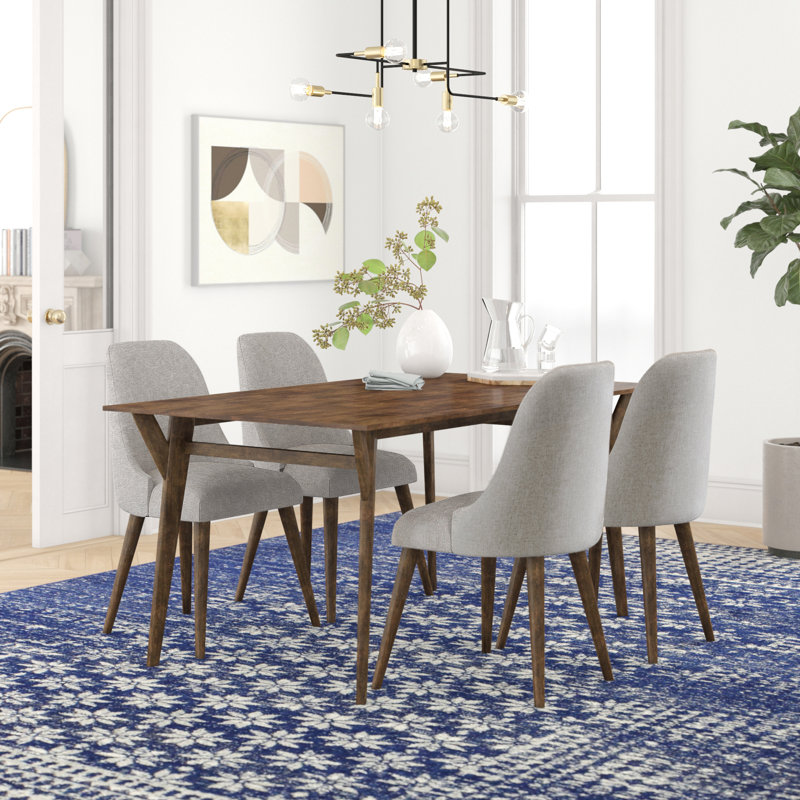 Michael 4 - Person Solid Wood Solid Wood Top Four Leg Dining Set