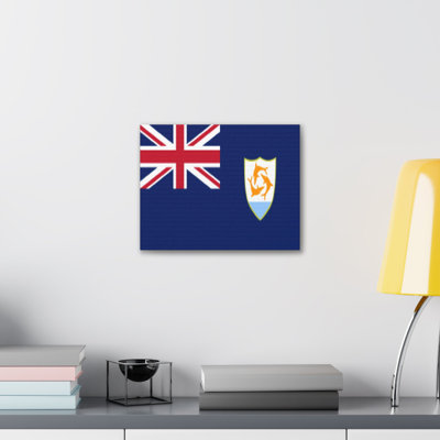 «Anguilla Country Flag» sur toile