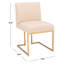 Chaise d'appoint en lin de 19,5 cm de large Ander