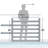 Poolside White Storage Organizer With 6 Movable Hooks-115747734