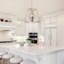 Lustre géométrique de salle à manger à 3 lumières avec détails en cristal-464728821