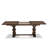 7 Piece Kitchen Table Set Consist of a Rectangle Dining Table with Removable Leaf and 6 Grey Linen Fabric Parsons Dining Chairs, Jacobean-1586492706-1520847457