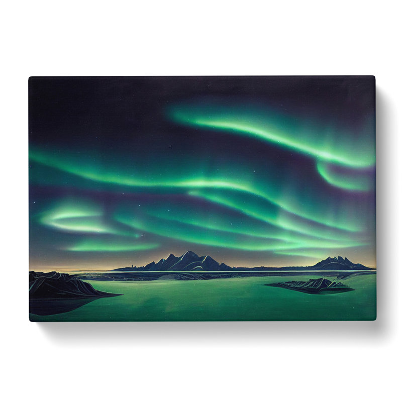 Traditional Northern Lights - Wrapped Canvas, 35cm H x 50cm W x 3cm D