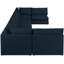 Canapé modulaire de coin symétrique de 200 po de largeur Tupman-422309596