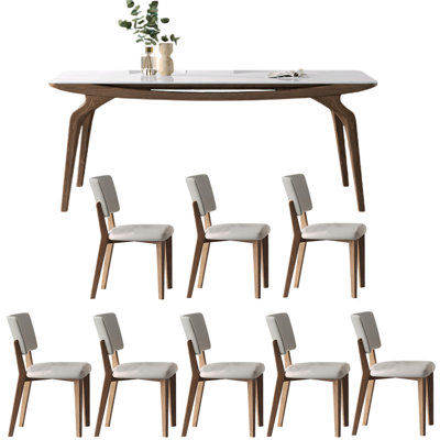 Italian style simple modern dining table sets.