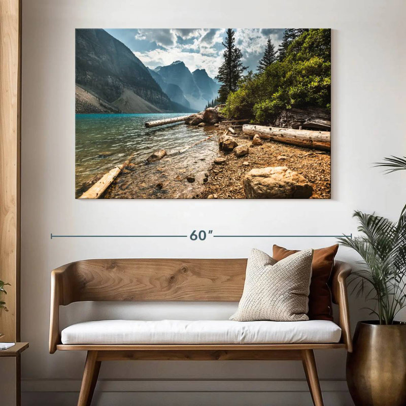 Alvord Moraine Lake Waterfront, H 34 po x l 51 po