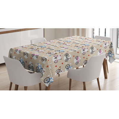 Cartoon Geometric Tablecloth