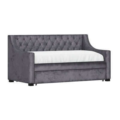 Champagne Velvet Daybed