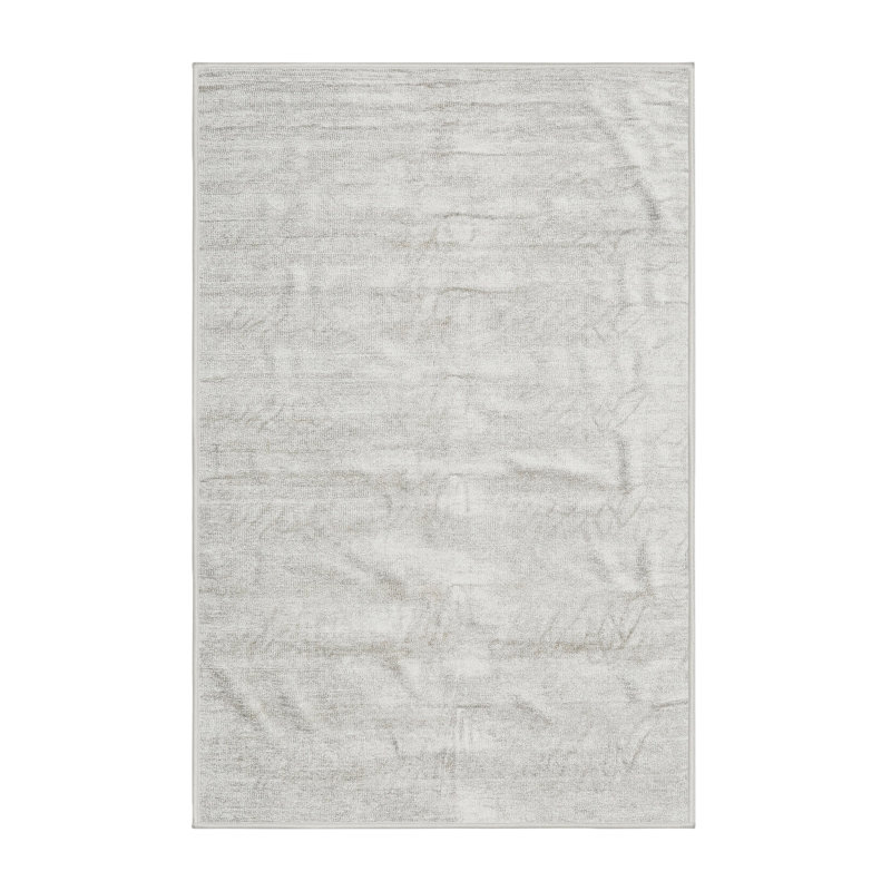 Surface beige contemporaine tapis Cait, Rectangle 5 pi x 7 pi