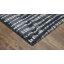 Tapis bleu sarcelle / ivoire Tierney Dashed Lines-2022631330