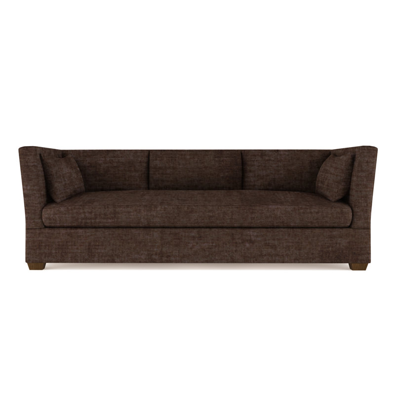 Sofa, Linen Graphite, 31" H x 108" W x 37" D