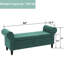 Banc de rangement à couvercle rabattable Wickline