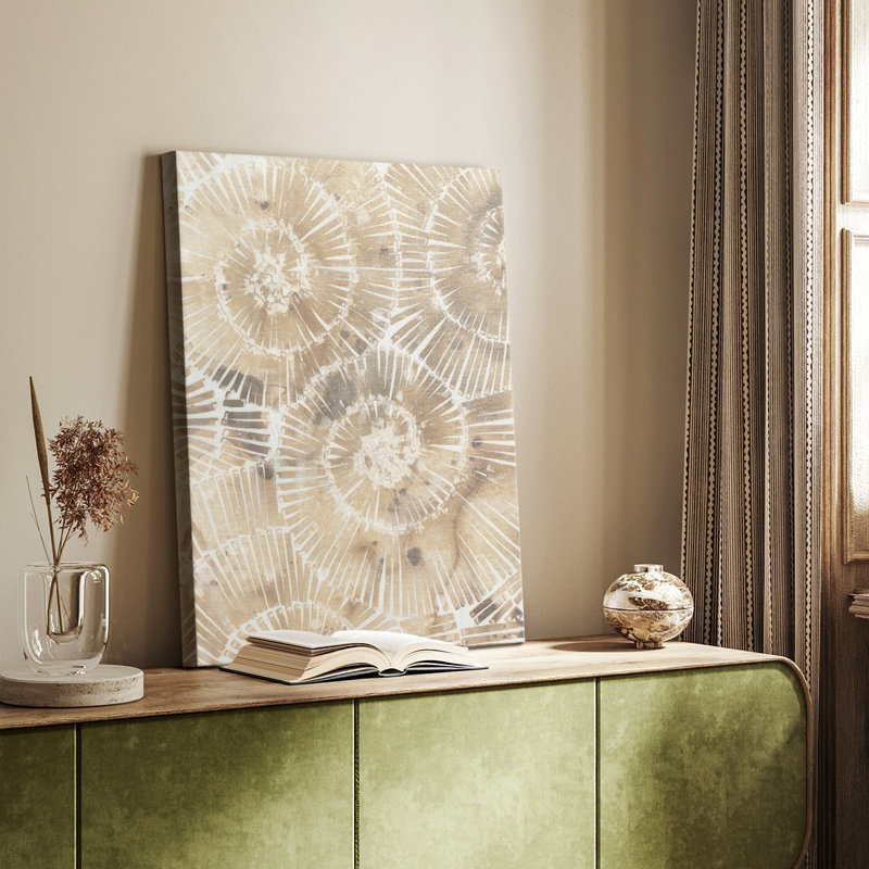 Fossil Nautilus I -Galerie enveloppée Cavas, H 27 po x l 18 po